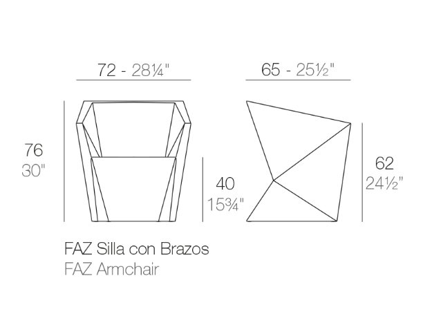 Faz armchair
