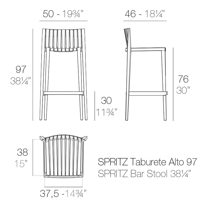 Spritz bar stool