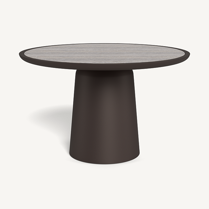 NOVA ALUMINUM ROUND DINING TABLE