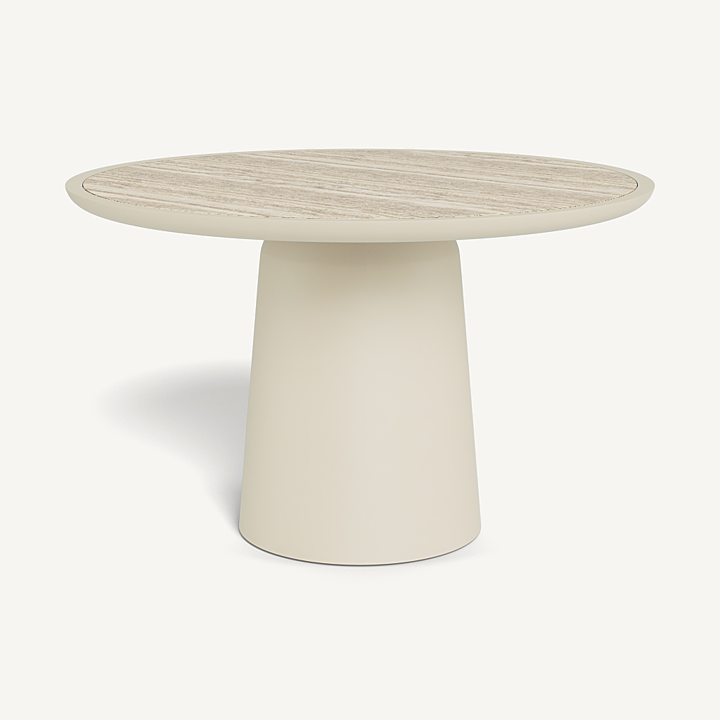 NOVA ALUMINUM ROUND DINING TABLE