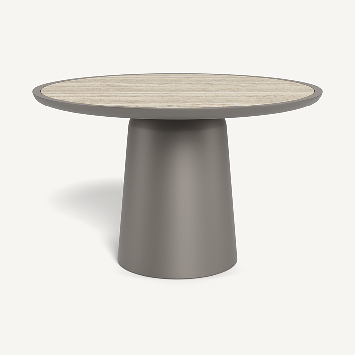 NOVA ALUMINUM ROUND DINING TABLE