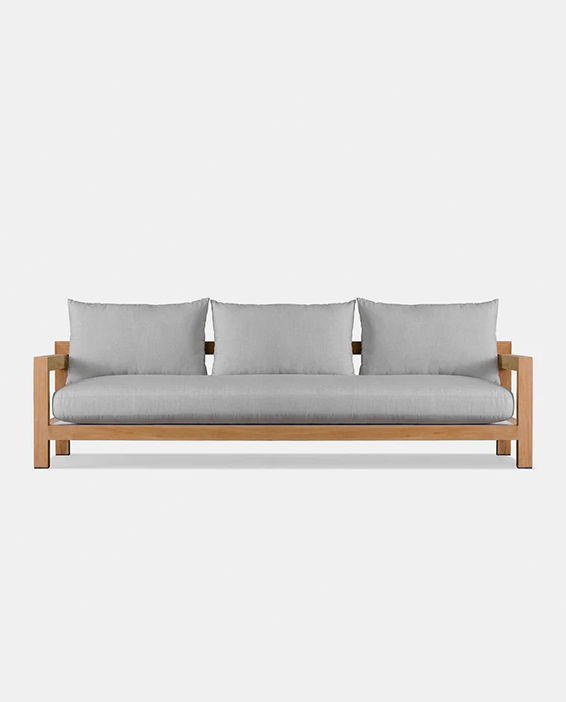 PACIFIC 3SEAT SOFA TEAK WOOD
