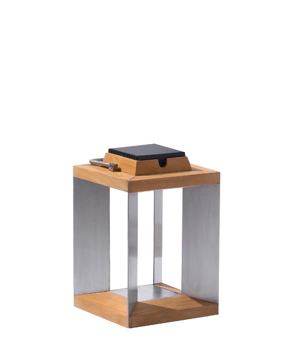 【海外取寄商品】TECKINOX Stainless Steel / Natural Teak 36cm