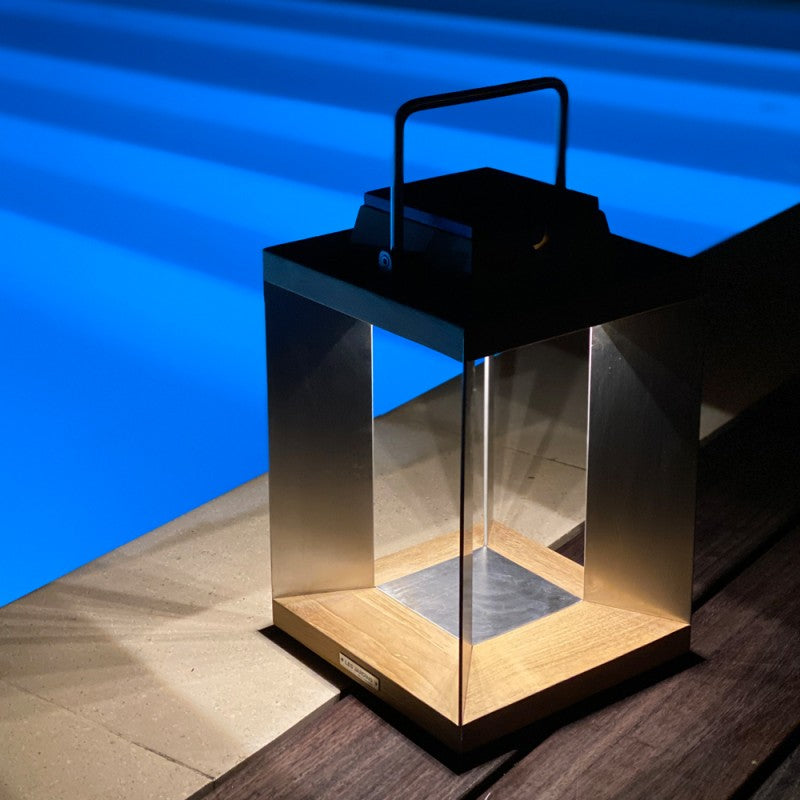 【海外取寄商品】TECKINOX Stainless Steel / Natural Teak 36cm