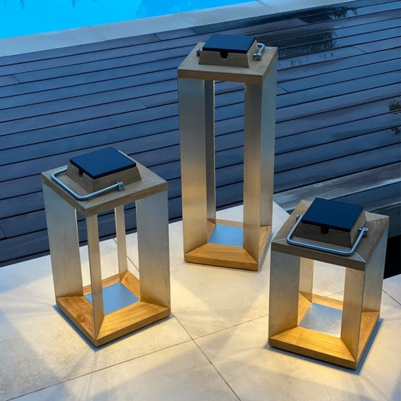 【海外取寄商品】TECKINOX Stainless Steel / Natural Teak 36cm