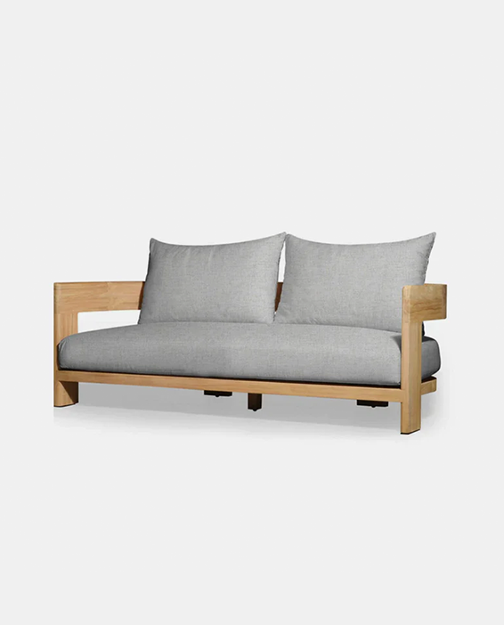 VICTORIA 2 SEAT SOFA TEAK WOOD