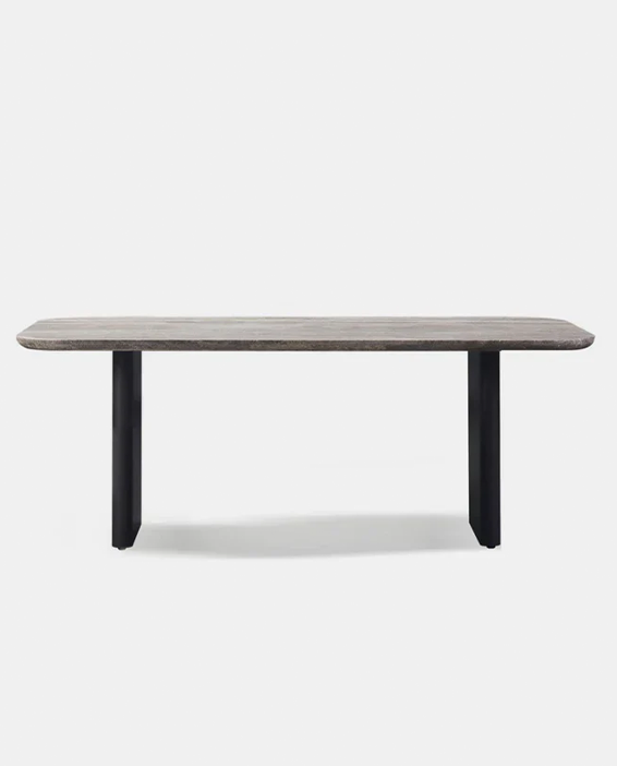 VICTORIA DINING TABLE 2000 ALUMINUM ASTEROID