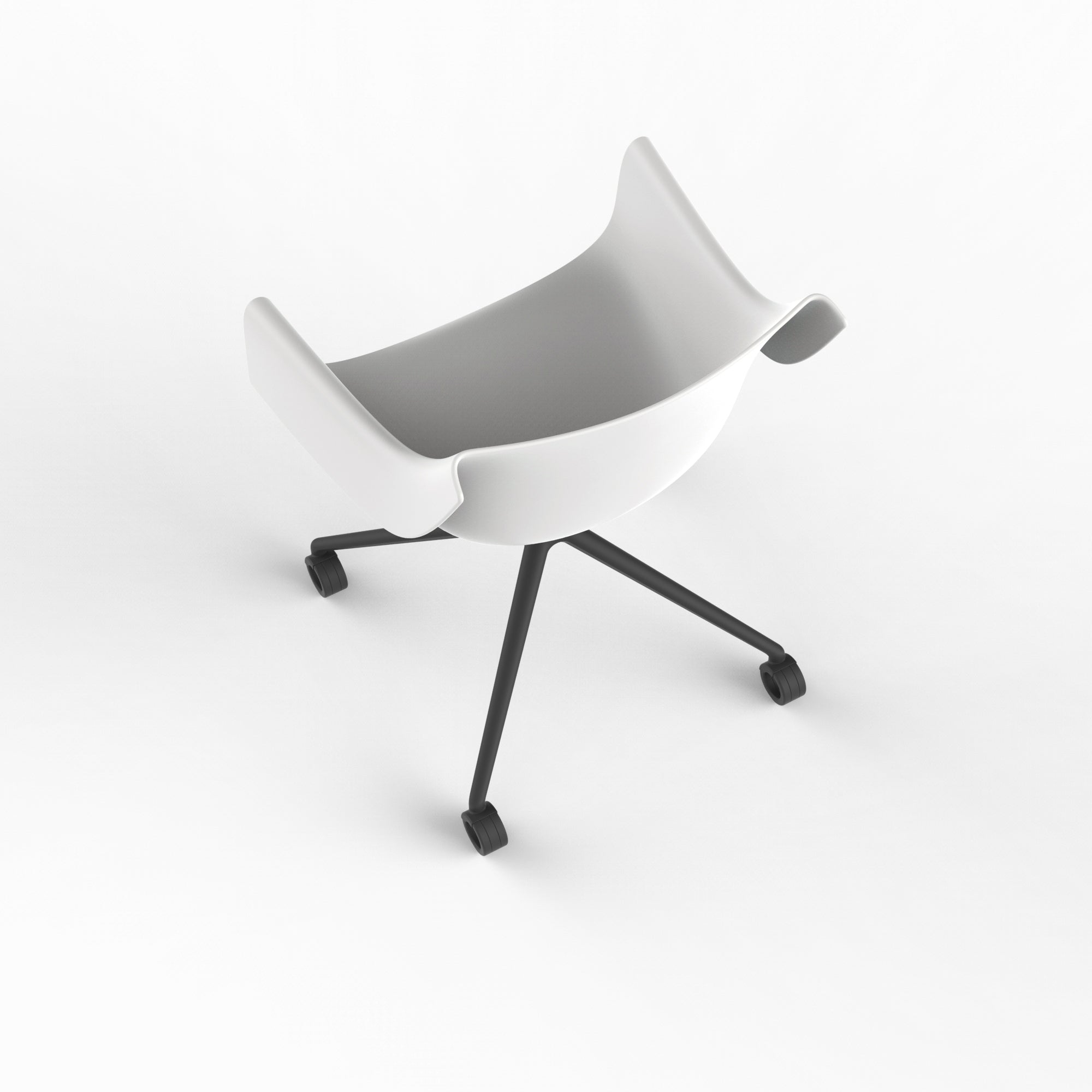 Manta swivel caster Armchair(キャスター付)