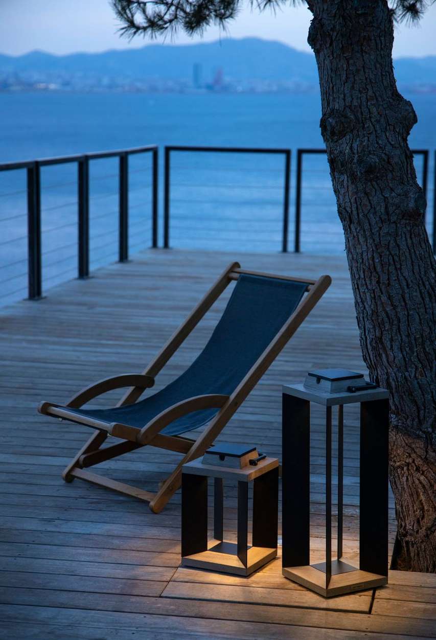 TECKALU / Weathered Teak 65cm (BLACK)