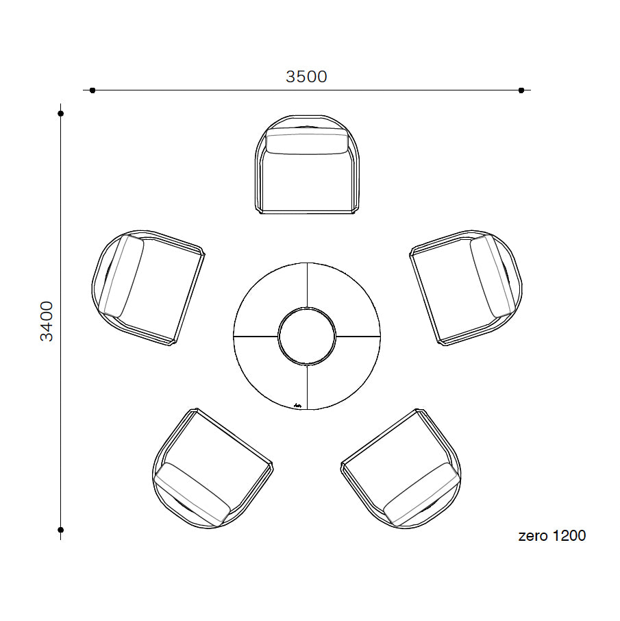 ZERO 120 Fire pit ( オールインクルーシブ )