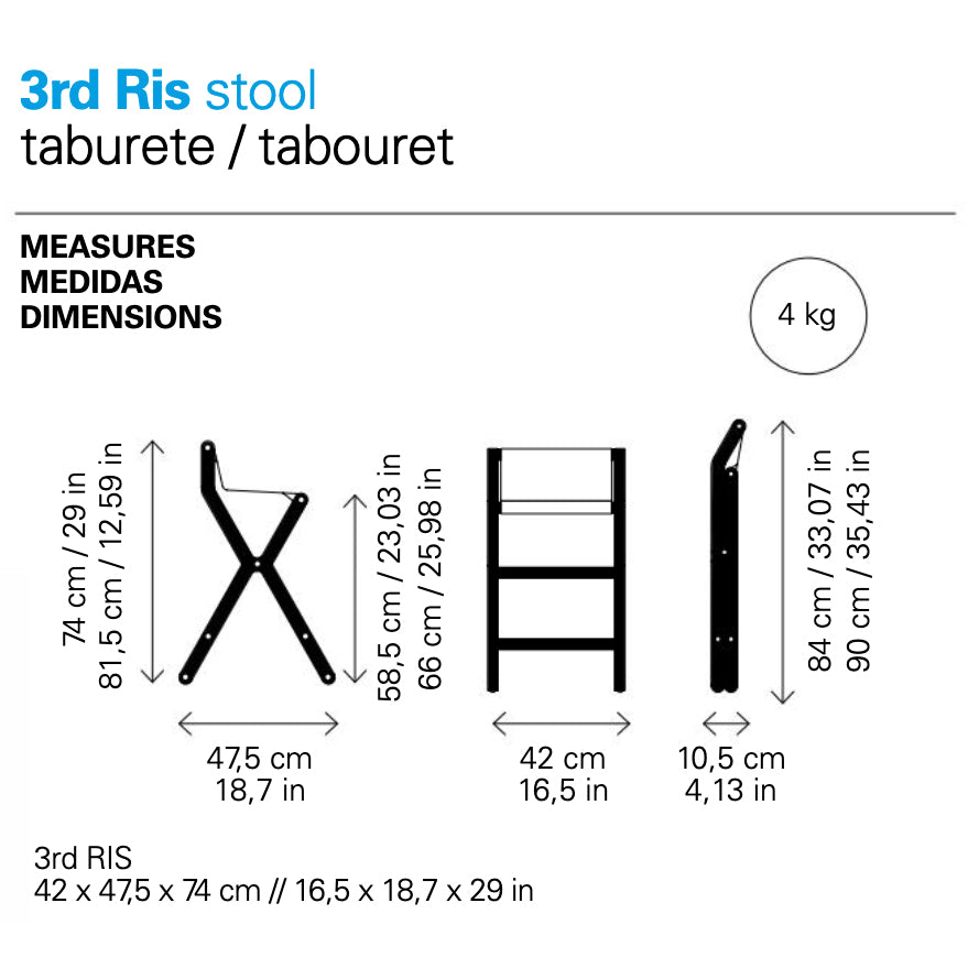 3rd RIS counter stool  L.E