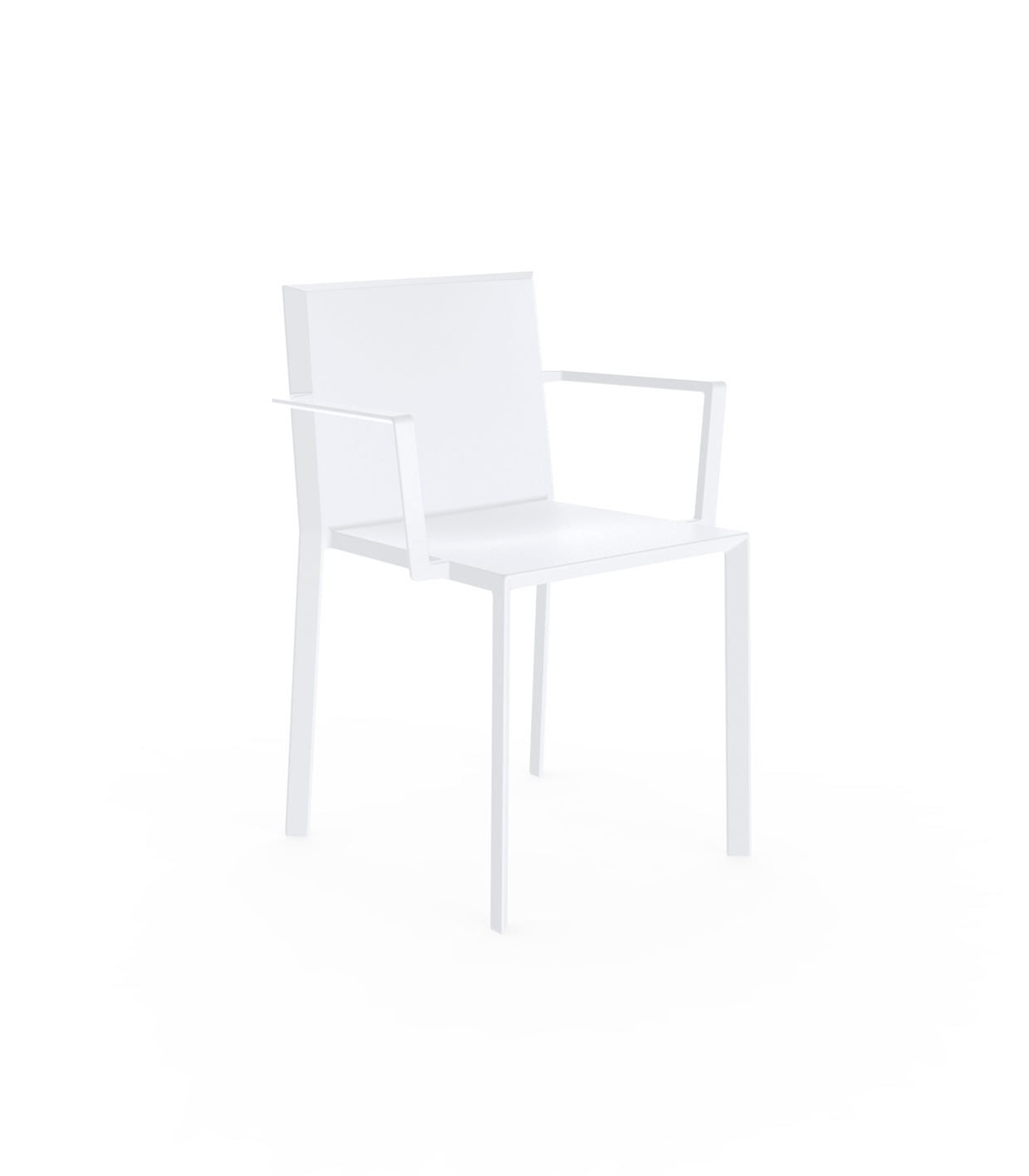 Quartz chair with arms