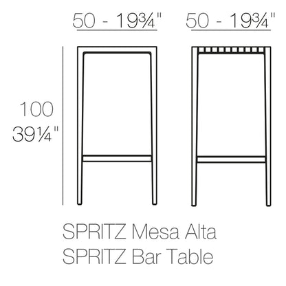 Spiritz bar table