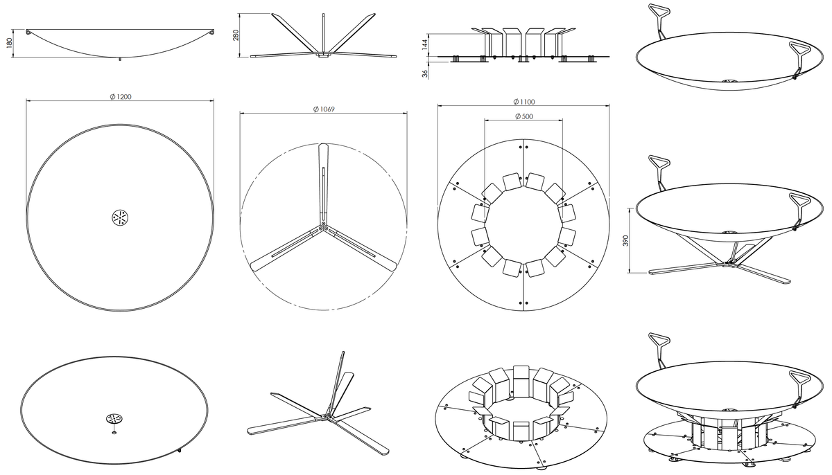 DISCOLO Fire pit – THE SANCTUARY