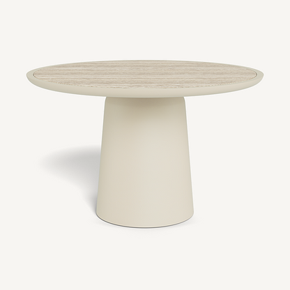 NOVA ALUMINUM ROUND DINING TABLE
