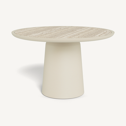 NOVA ALUMINUM ROUND DINING TABLE