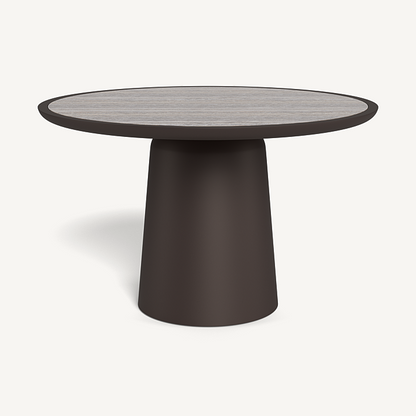 NOVA ALUMINUM ROUND DINING TABLE