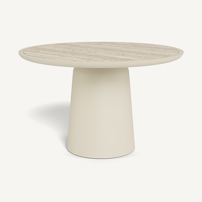 NOVA ALUMINUM ROUND DINING TABLE
