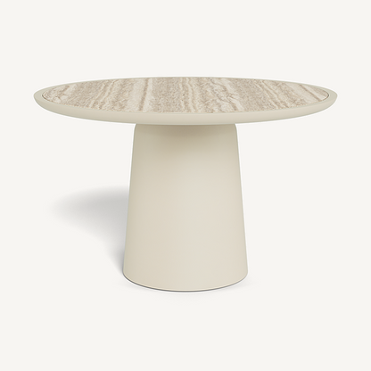 NOVA ALUMINUM ROUND DINING TABLE