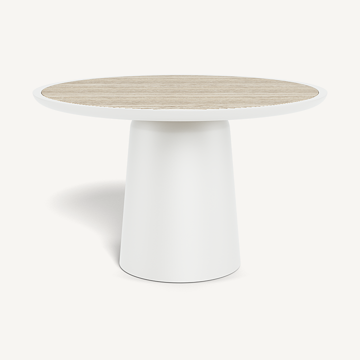 NOVA ALUMINUM ROUND DINING TABLE