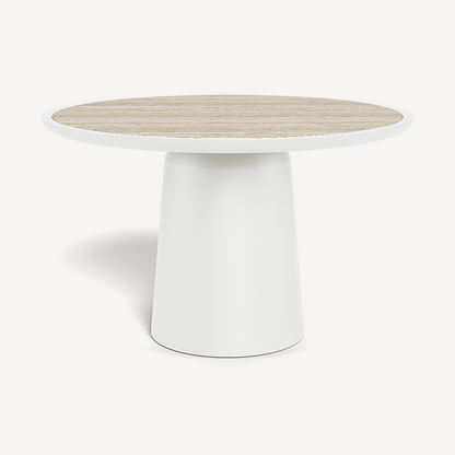NOVA ALUMINUM ROUND DINING TABLE