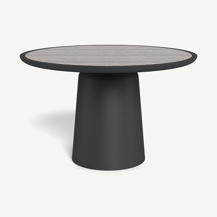 NOVA ALUMINUM ROUND DINING TABLE