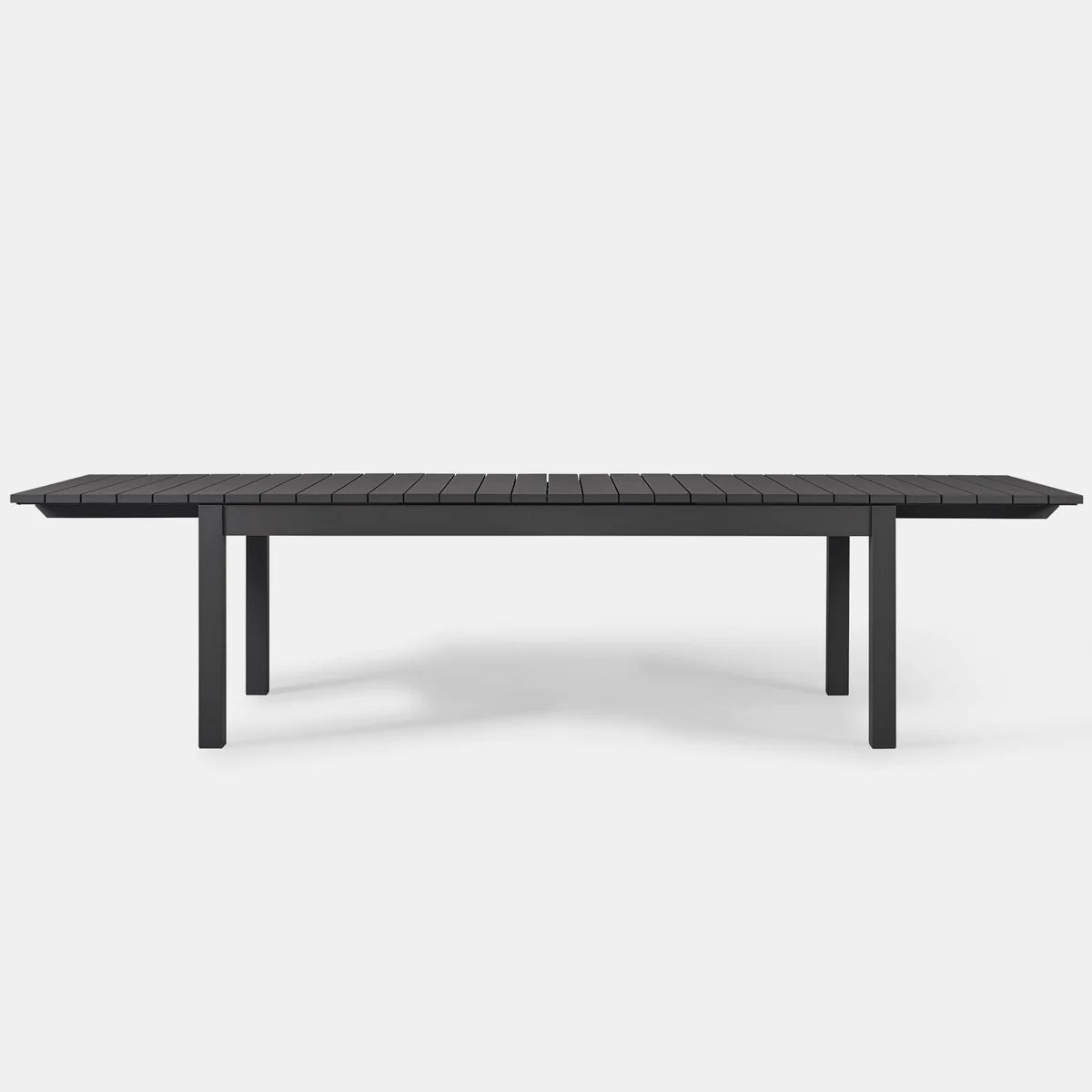 PACIFIC EXTENDABLE DINING TABLE ALUMINUM ASTEROID