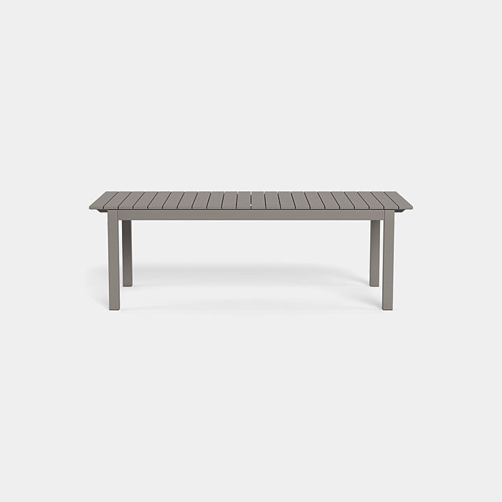 PACIFIC EXTENDABLE DINING TABLE ALUMINUM ASTEROID