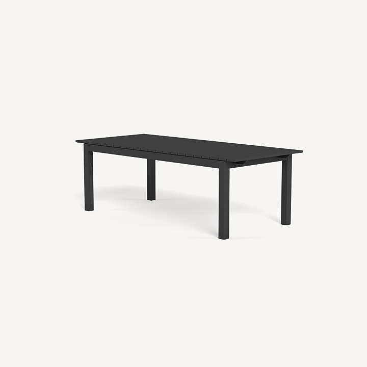 PACIFIC EXTENDABLE DINING TABLE ALUMINUM