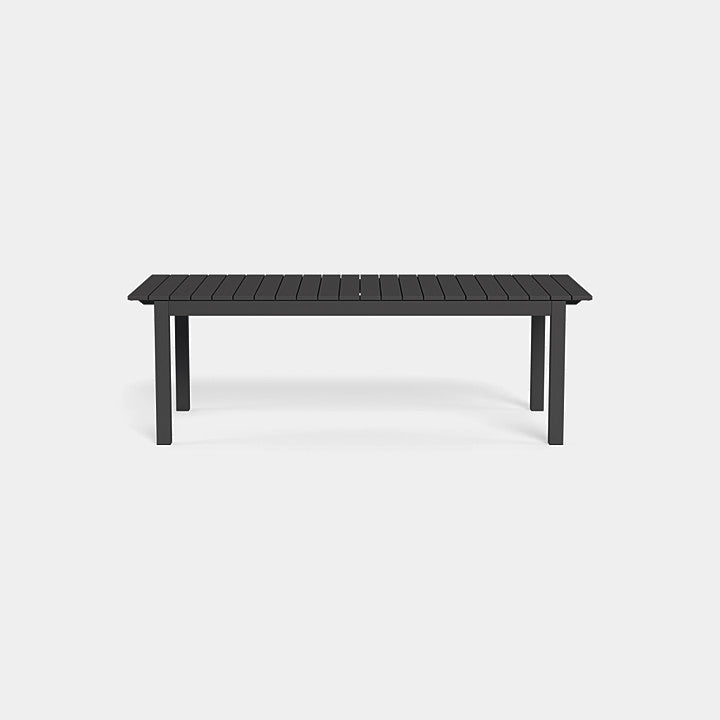 PACIFIC EXTENDABLE DINING TABLE ALUMINUM ASTEROID