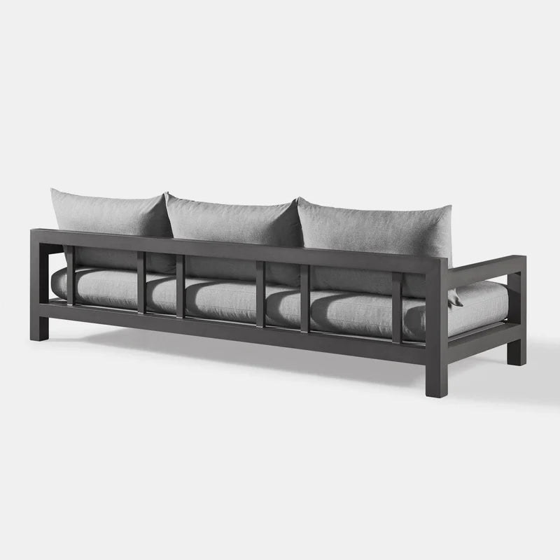 PACIFIC 3 SEAT SOFA ALUMINUM ASTEROID