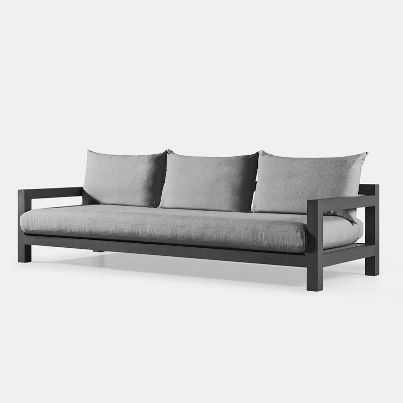 PACIFIC 3 SEAT SOFA ALUMINUM ASTEROID