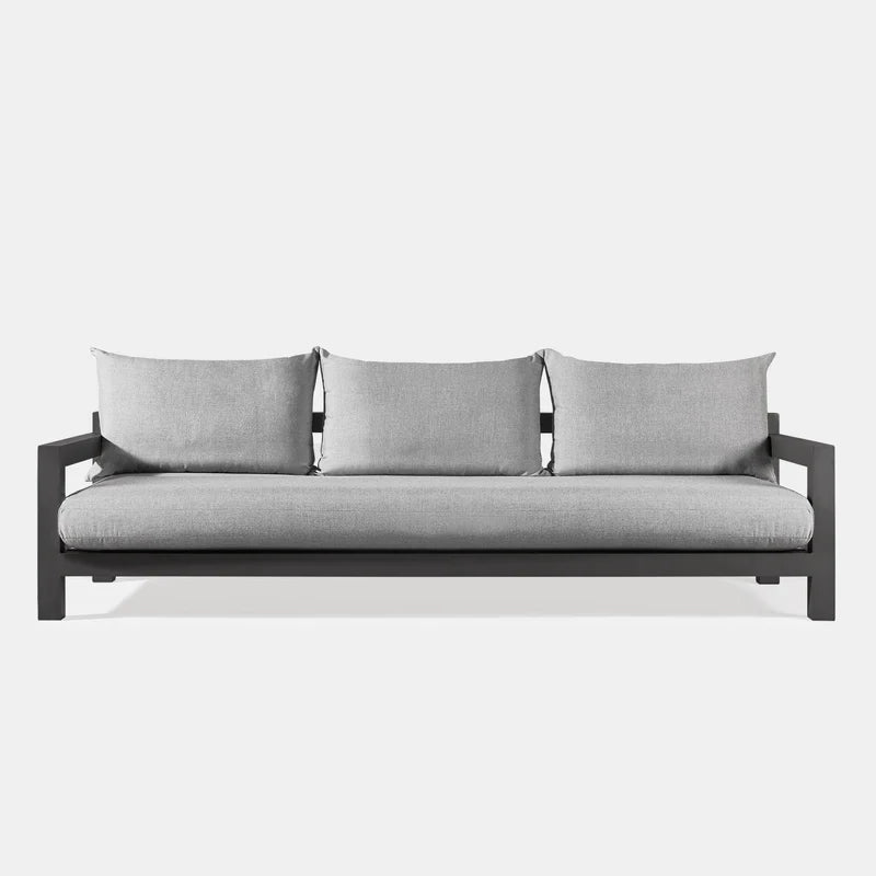 PACIFIC 3 SEAT SOFA ALUMINUM ASTEROID