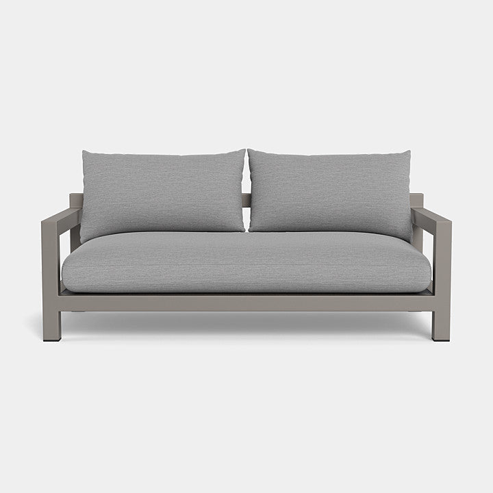 PACIFIC 2 SEAT SOFA ALUMINUM ASTEROID