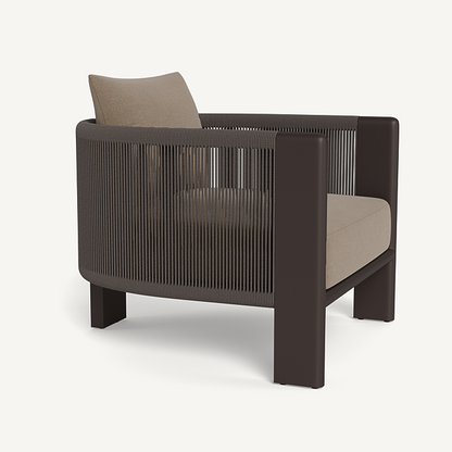 PALM BEACH ALUMINUM LOUNGE  CHAIR