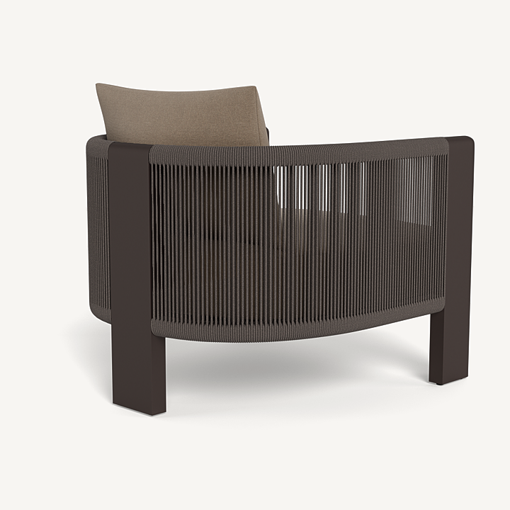 PALM BEACH ALUMINUM LOUNGE  CHAIR