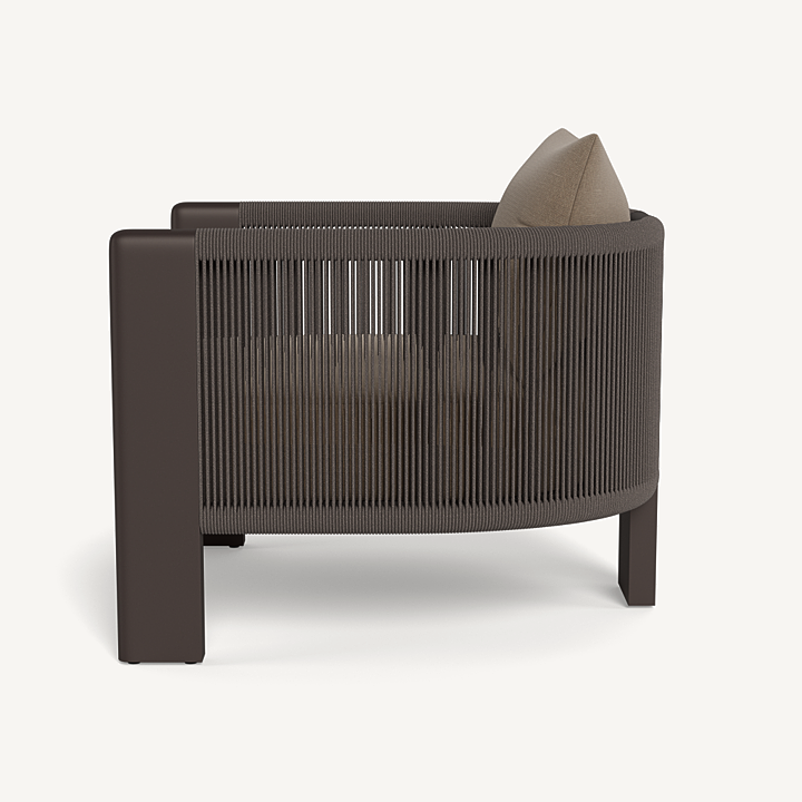 PALM BEACH ALUMINUM LOUNGE  CHAIR