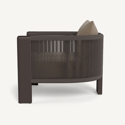 PALM BEACH ALUMINUM LOUNGE  CHAIR