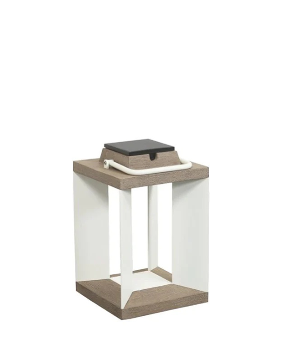 【海外取寄品】TECKALU / Weathered Teak 36cm (WHITE)