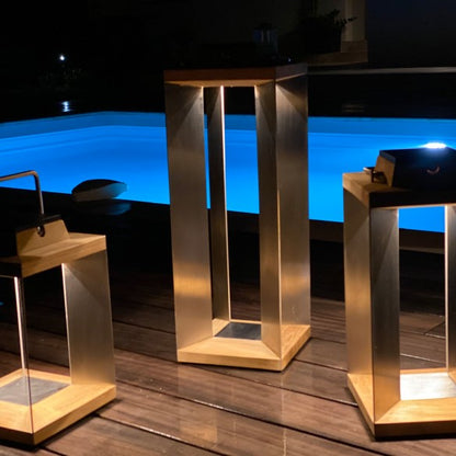 【海外取寄商品】TECKINOX Stainless Steel / Natural Teak 36cm