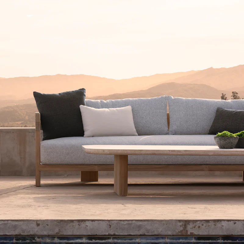 VICTORIA 3 SEAT SOFA TEAK WOOD