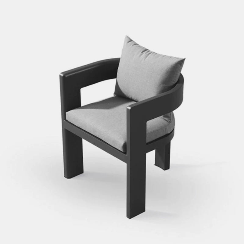 VICTORIA DINING CHAIR ALUMINUM ASTEROID