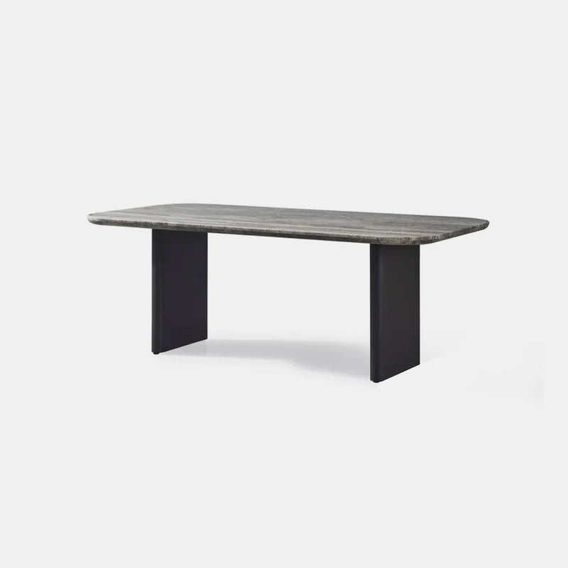 VICTORIA DINING TABLE 2000 ALUMINUM ASTEROID