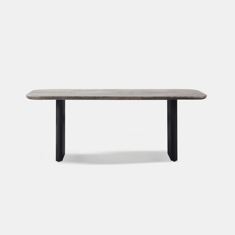 VICTORIA DINING TABLE 2000 ALUMINUM ASTEROID