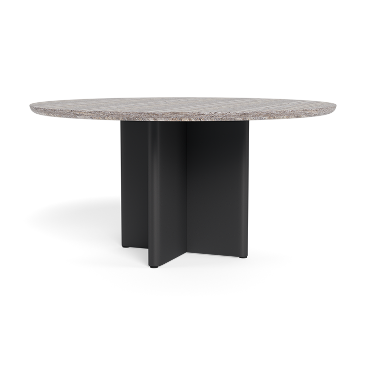 VICTORIA ROUND DINING TABLE 1500 ALUMINIUM ASTEROID