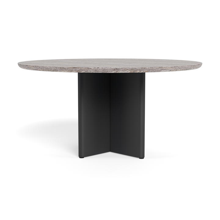 VICTORIA ROUND DINING TABLE 1500 ALUMINIUM ASTEROID