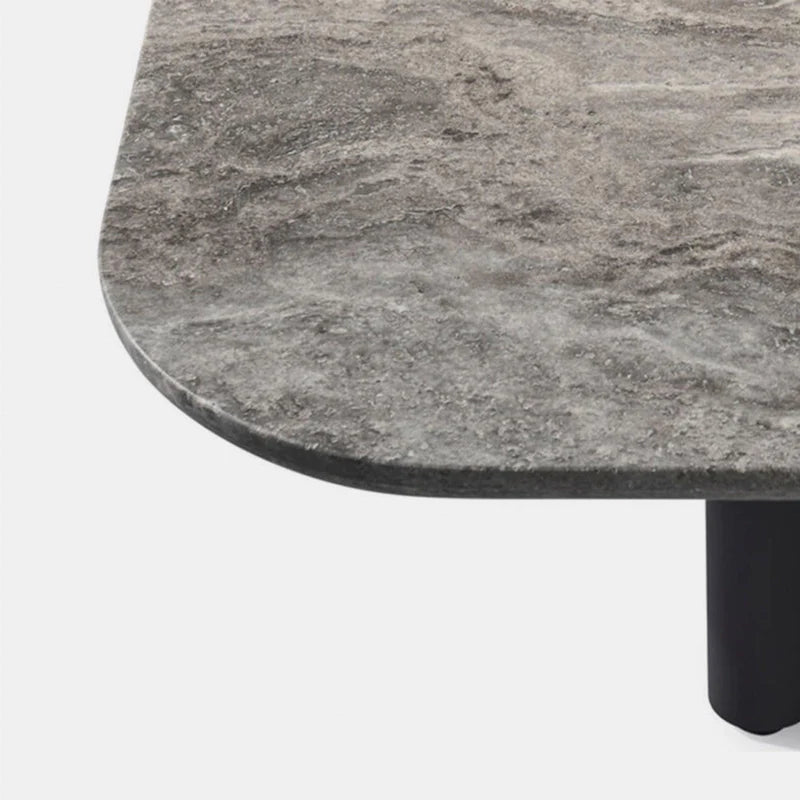 VICTORIA COFFEE TABLE ALUMINUM ASTEROID