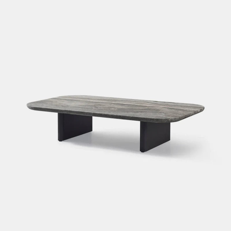 VICTORIA COFFEE TABLE ALUMINUM ASTEROID