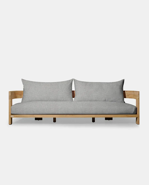 VICTORIA 3 SEAT SOFA TEAK WOOD
