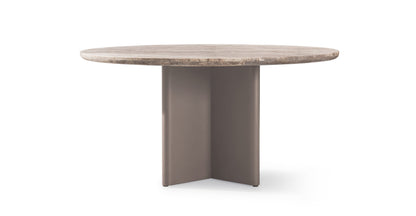 VICTORIA ROUND DINING TABLE 1500 ALUMINIUM ASTEROID